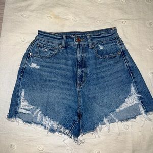 Distressed American Eagle Jean Shorts
